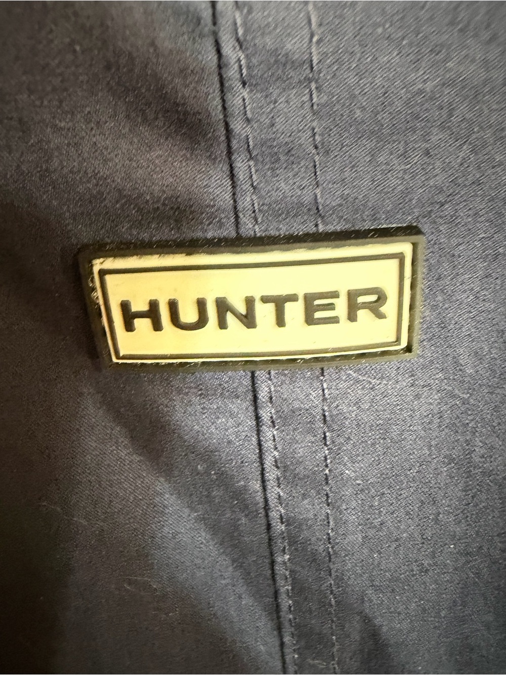 NWT Hunter Water Resistant Cotton Smock Rain Jacket Navy Blue XXL Hooded Women’s - Picture 4 of 8